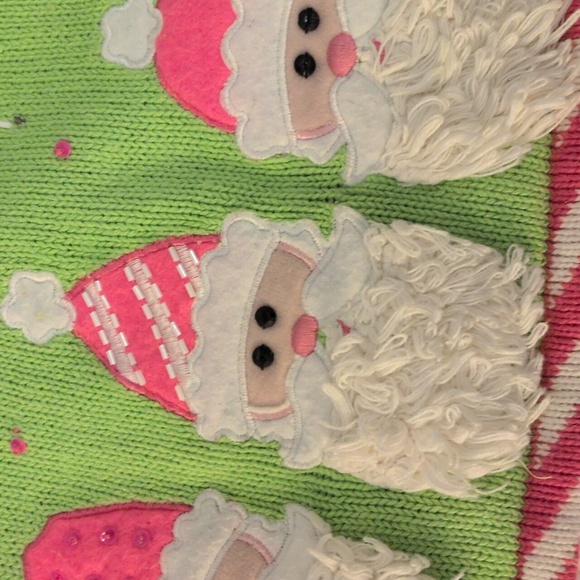 Vintage Heirloom Collectibles Santa Christmas Cardigan Sweater - Picture 15 of 16